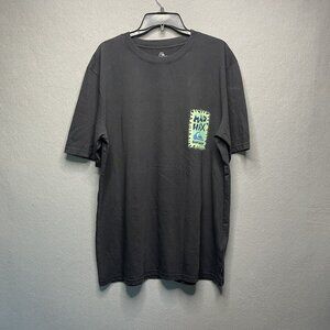 Quiksilver Originals Mens Gray Graphic Tee XL  Mad Wax Design